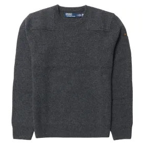 Polo Ralph Lauren Patch Knit Dark Charcoal Heather