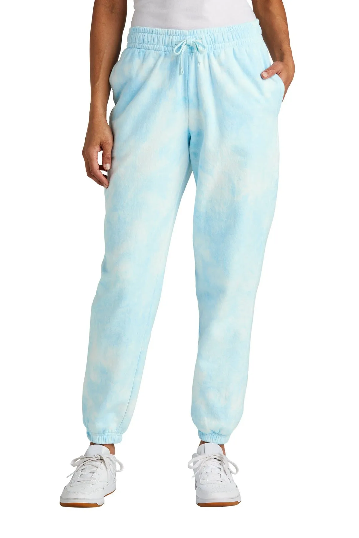 Port & Company LPC140P: Ladies Beach Wash Cloud Tie-Dye Sweatpant