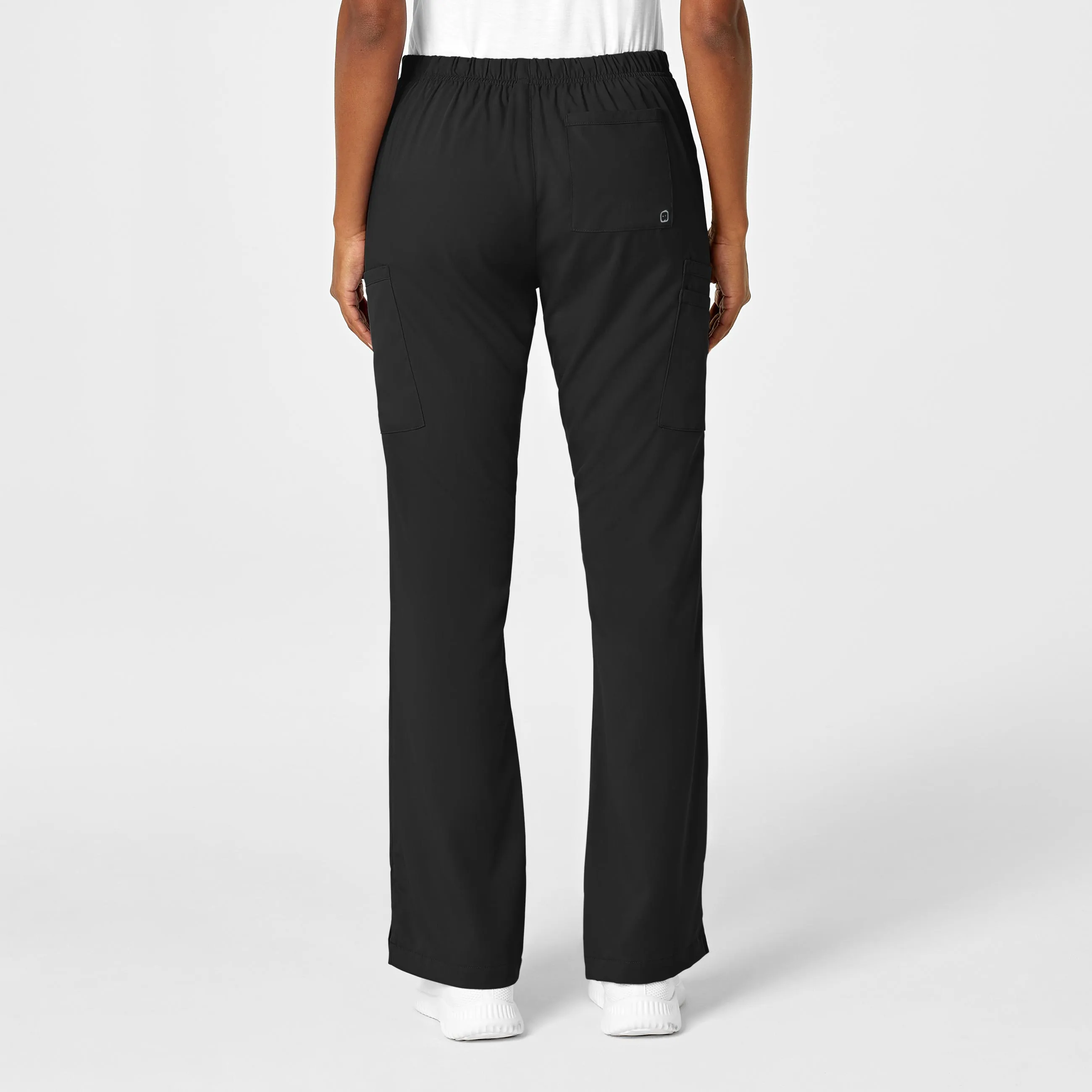 PRO Women's Moderate Flare Leg Scrub Pant - Black