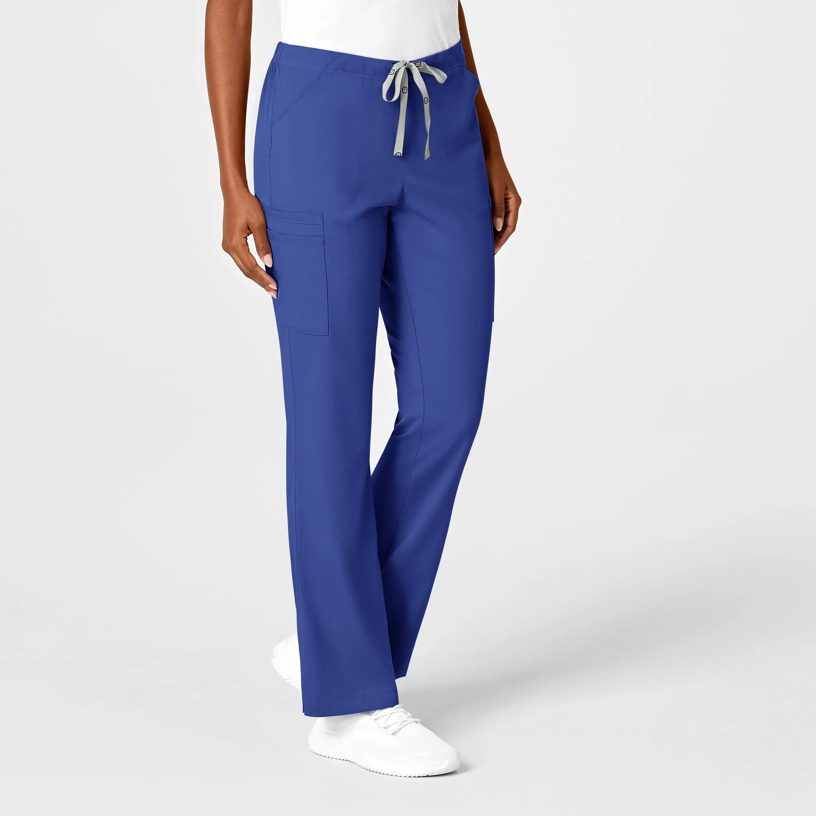 PRO Women's Moderate Flare Leg Scrub Pant - Galaxy Blue