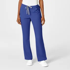 PRO Women's Moderate Flare Leg Scrub Pant - Galaxy Blue