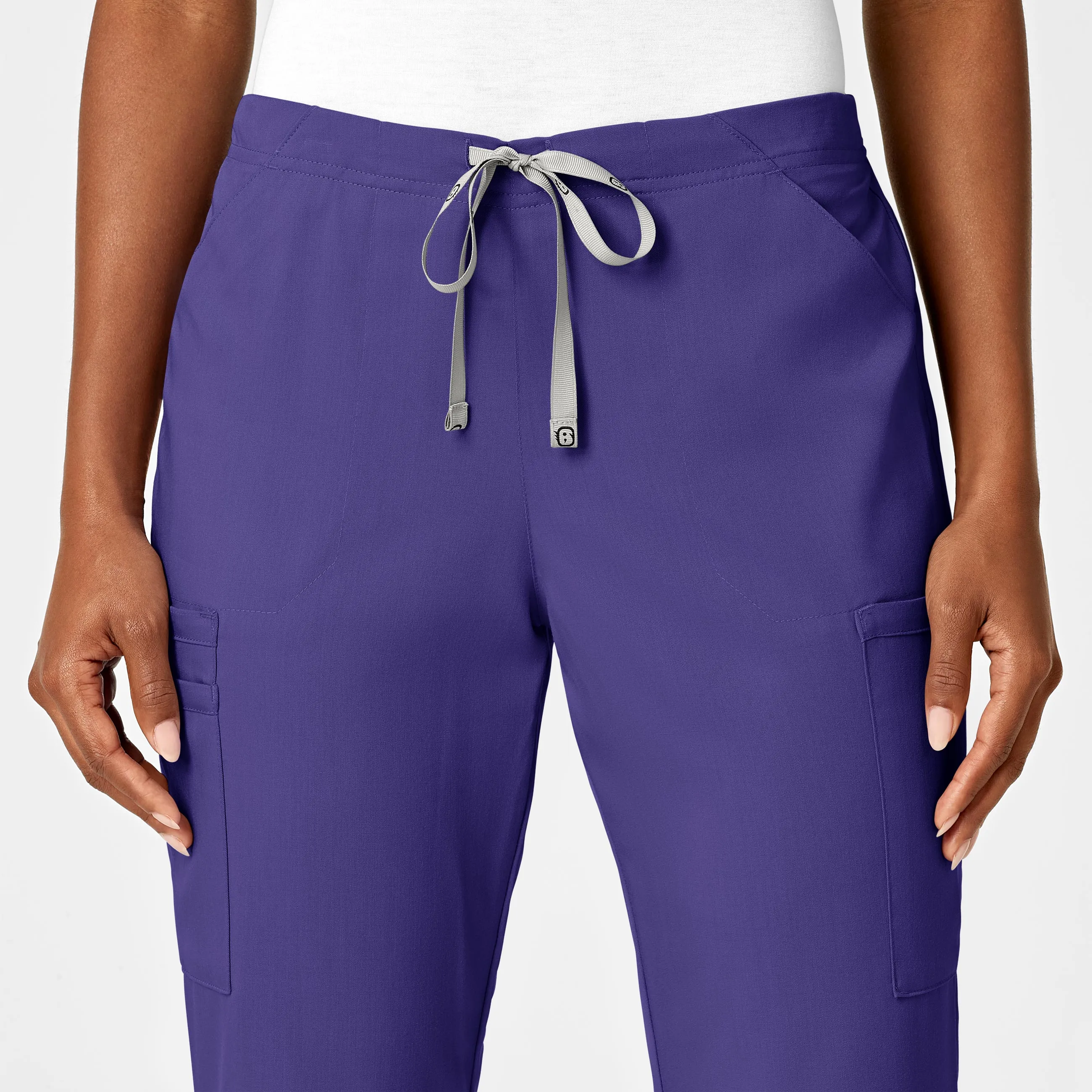 PRO Women's Moderate Flare Leg Scrub Pant - Grape