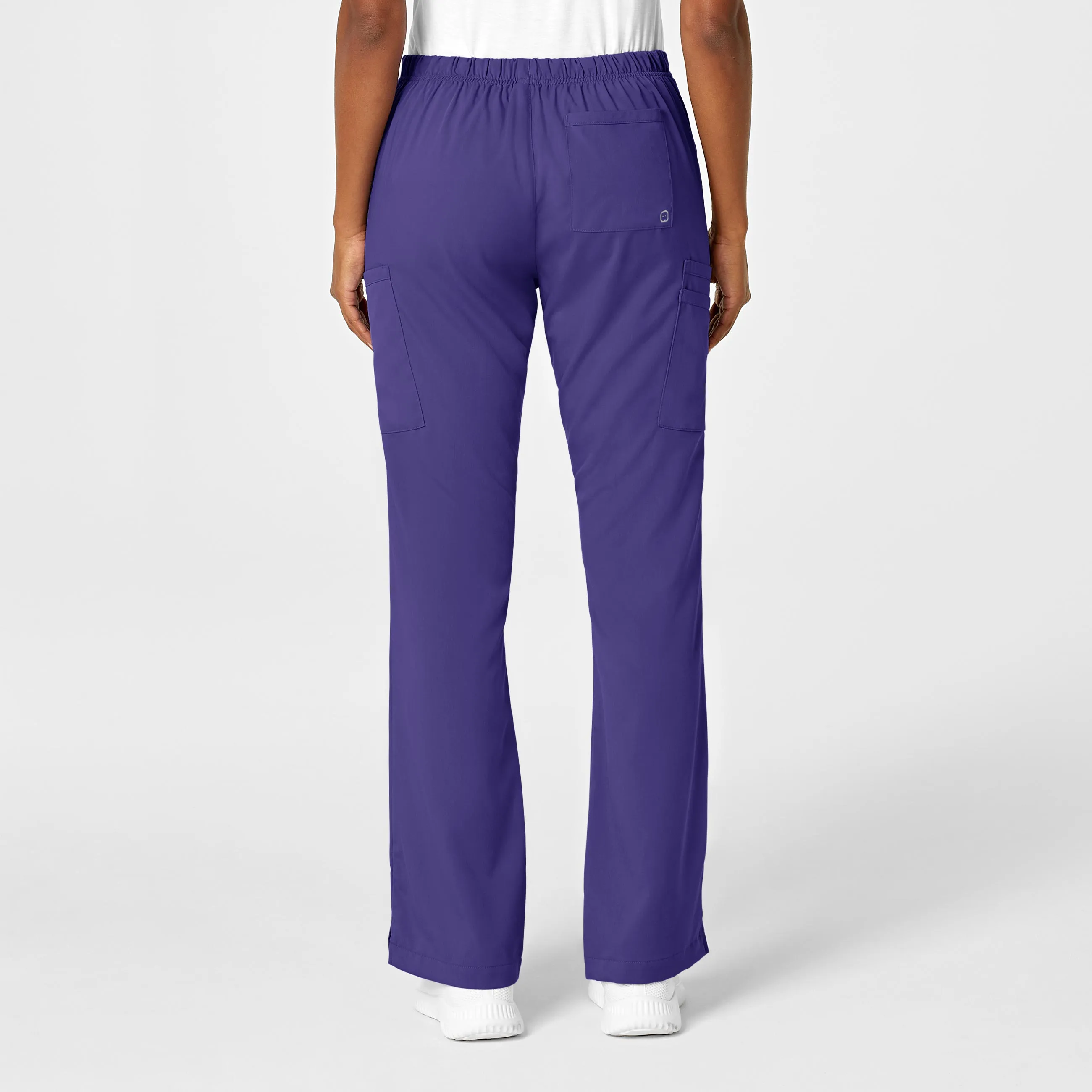 PRO Women's Moderate Flare Leg Scrub Pant - Grape