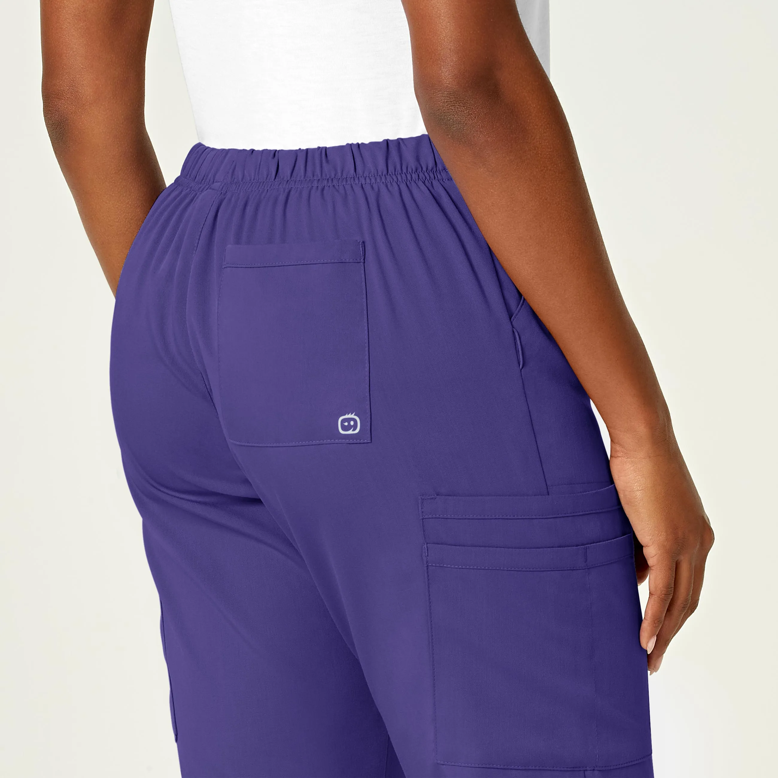 PRO Women's Moderate Flare Leg Scrub Pant - Grape