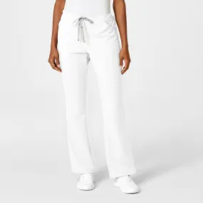 PRO Women's Moderate Flare Leg Scrub Pant - White