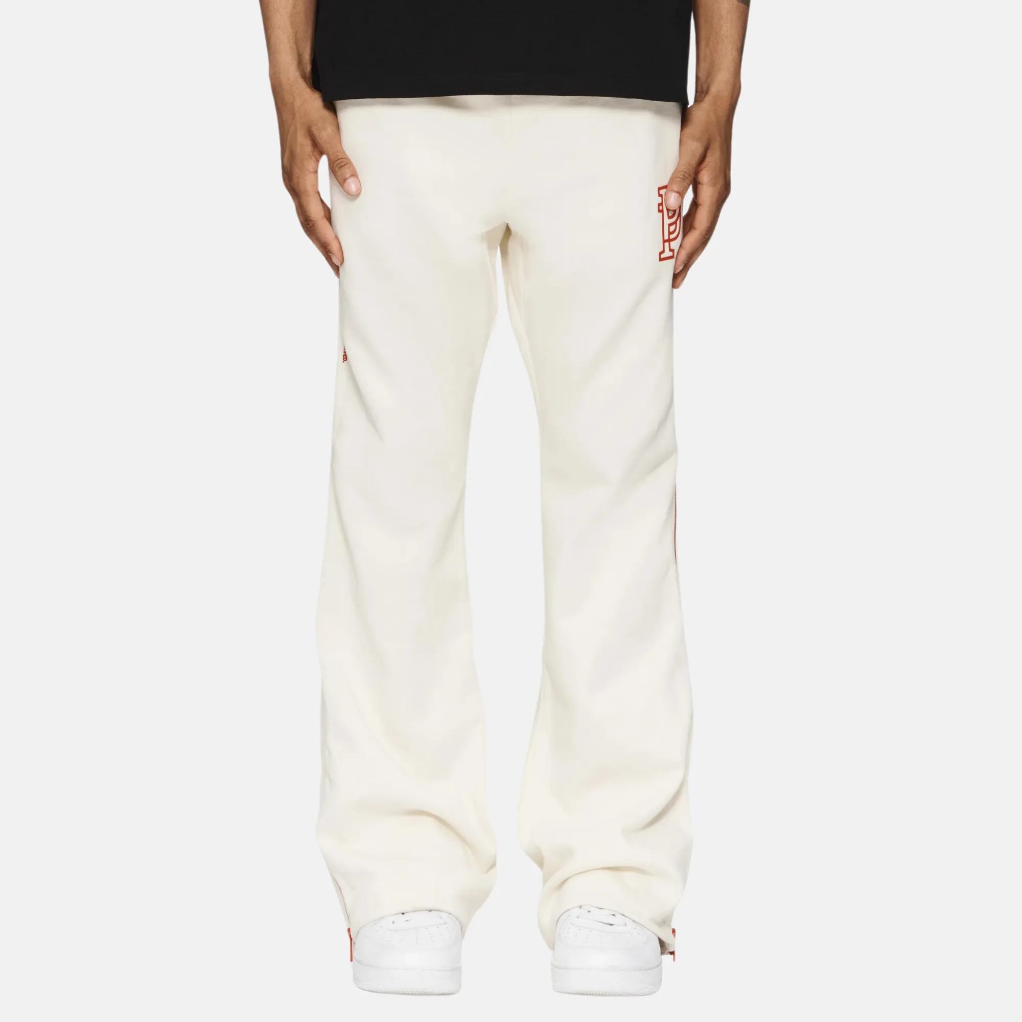 Purple Brand Glyph Antique White Sweatpants