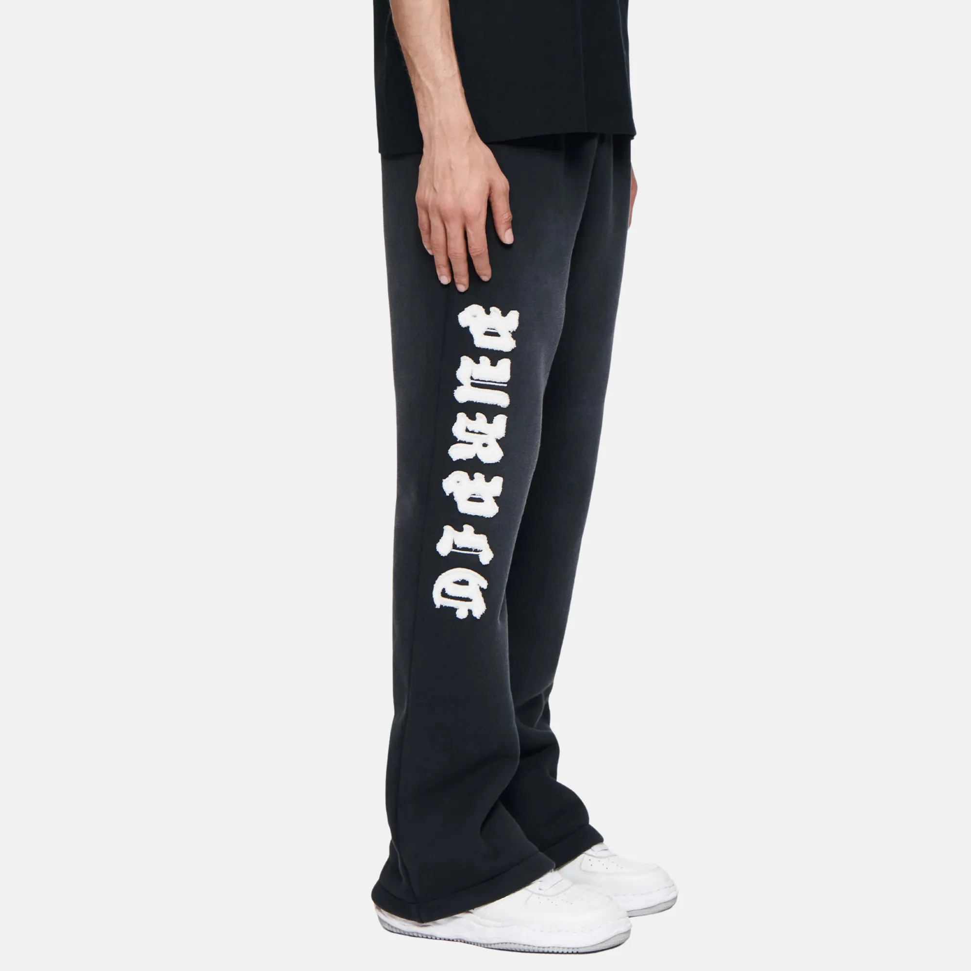 Purple Brand Gothic Applique Sweatpants