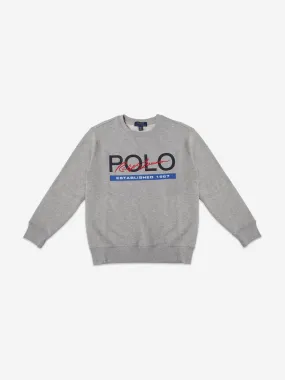 Ralph Lauren Boys Sweater - Cotton Logo Sweater