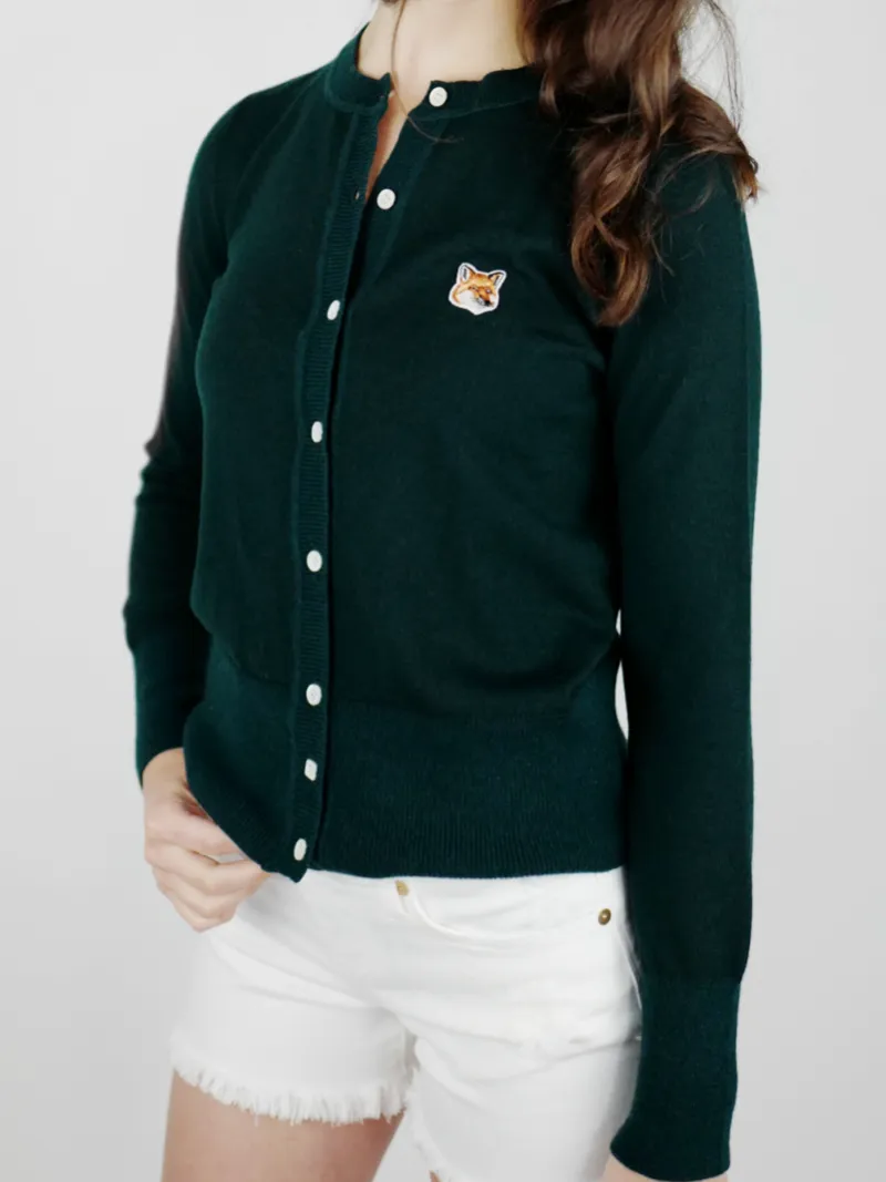 RENARD CARDIGAN DARK GREEN