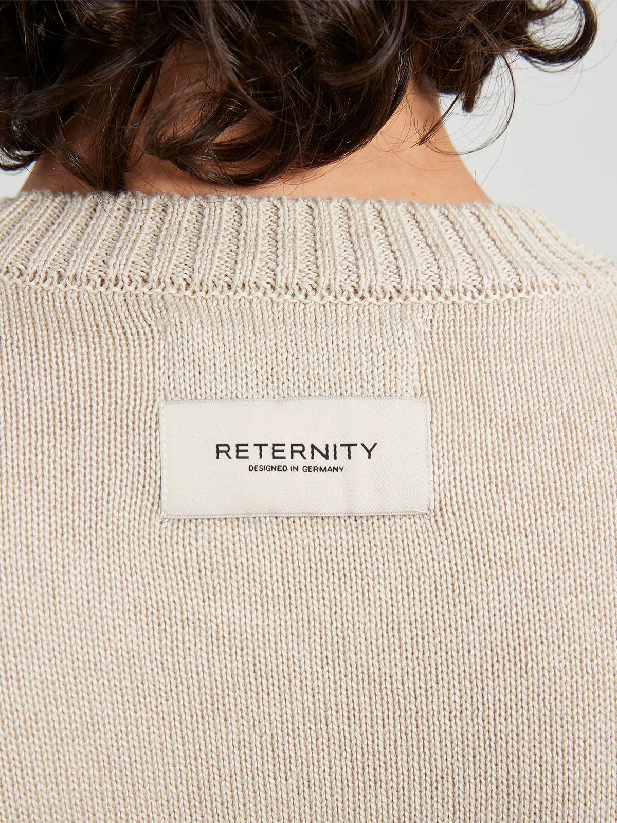 RETERNITY KNIT SWEATER - TAUPE