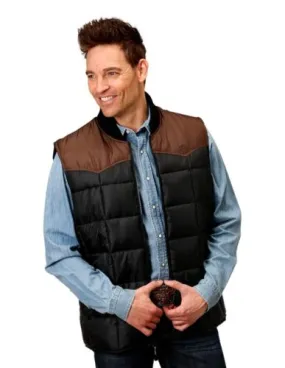 Roper Quilted Vest Black