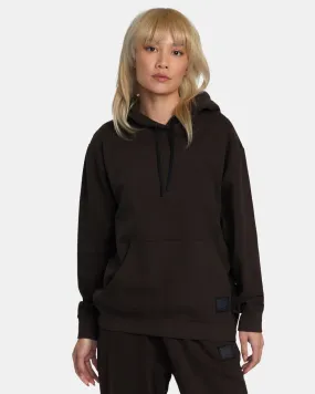 RVCA SELECTS SUNDAY HOODED BASE LAYER TOP - CHOCOLATE TORTE