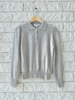 Scallop Polo Sweater