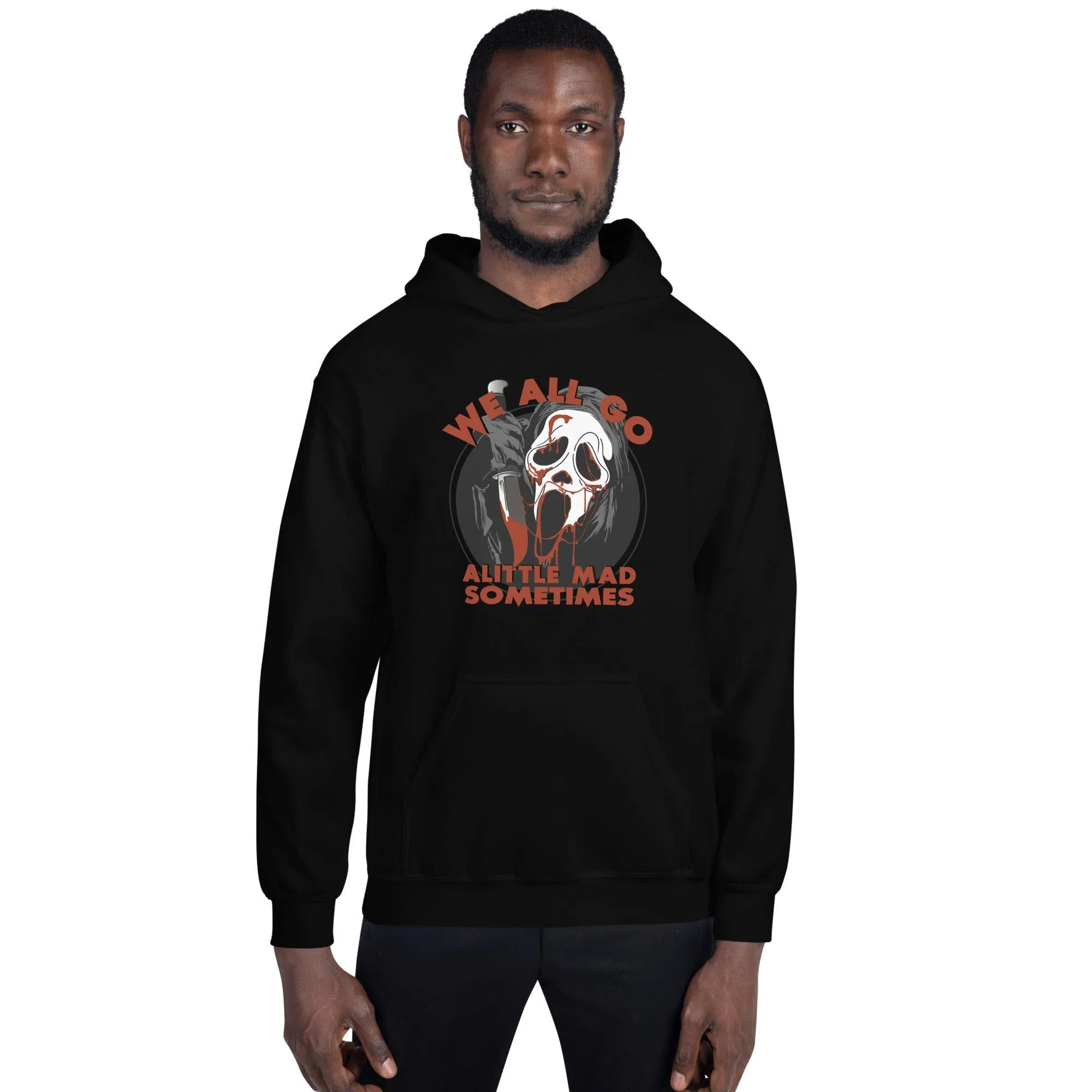 Scream Hoodie Ghost Face DTG Printed Blended CottonPremium Pullover