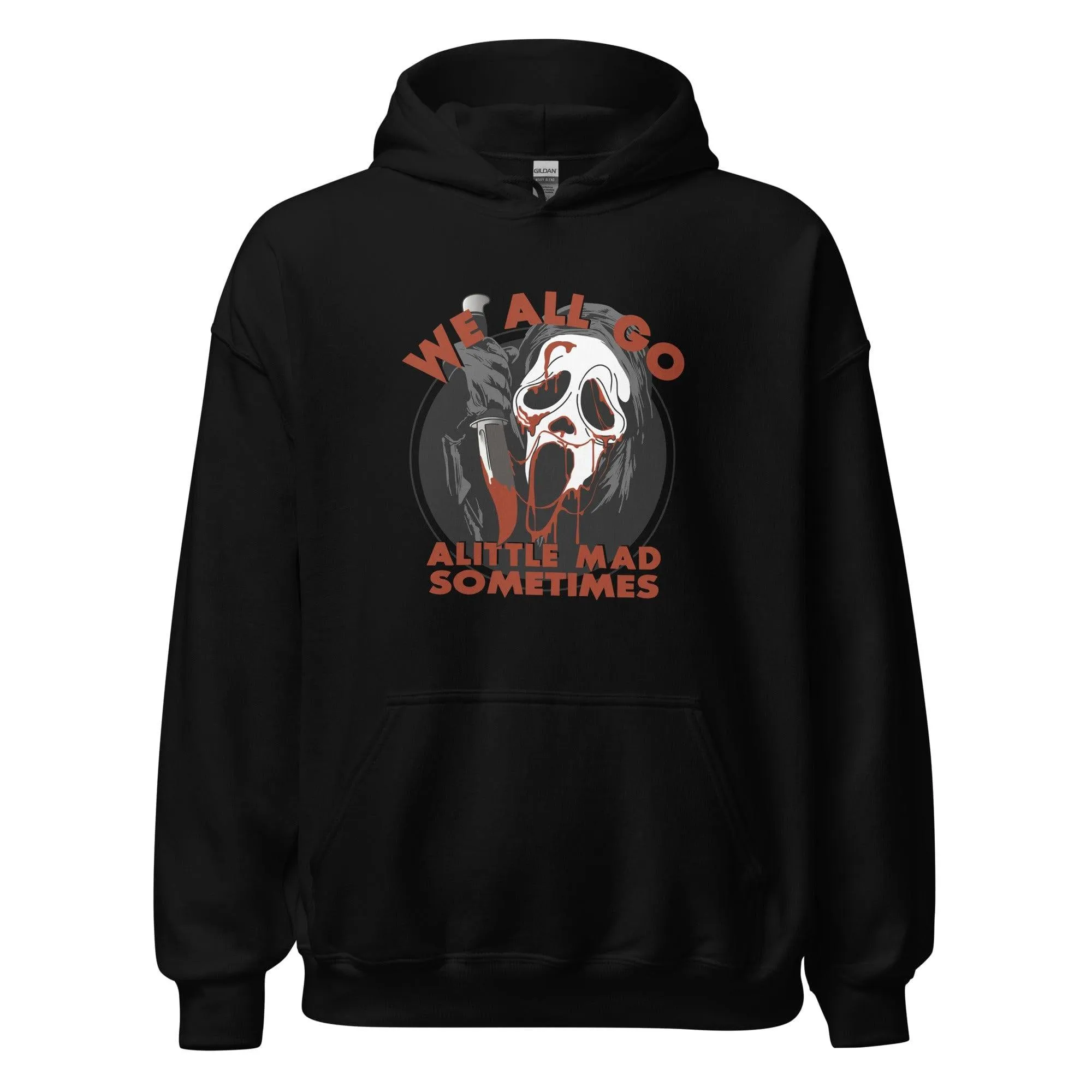 Scream Hoodie Ghost Face DTG Printed Blended CottonPremium Pullover