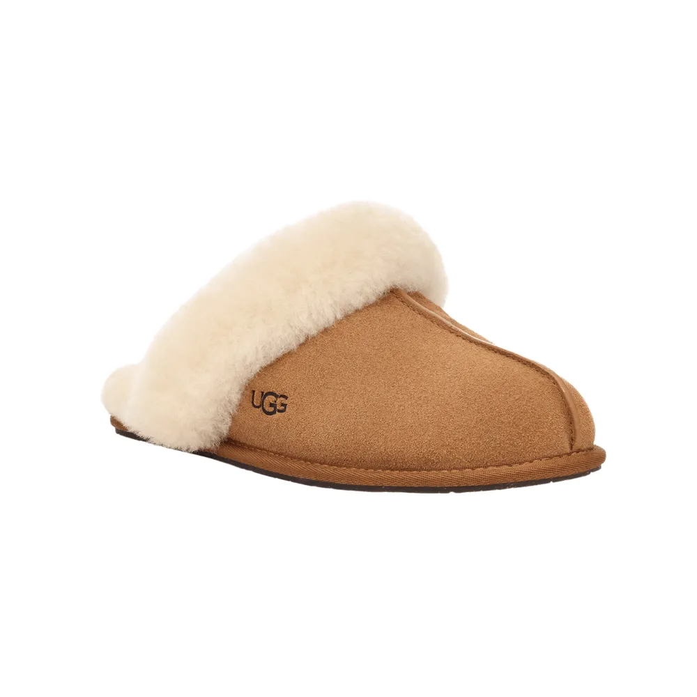 Scuffette II | Women | Sheepskin | Chestnut