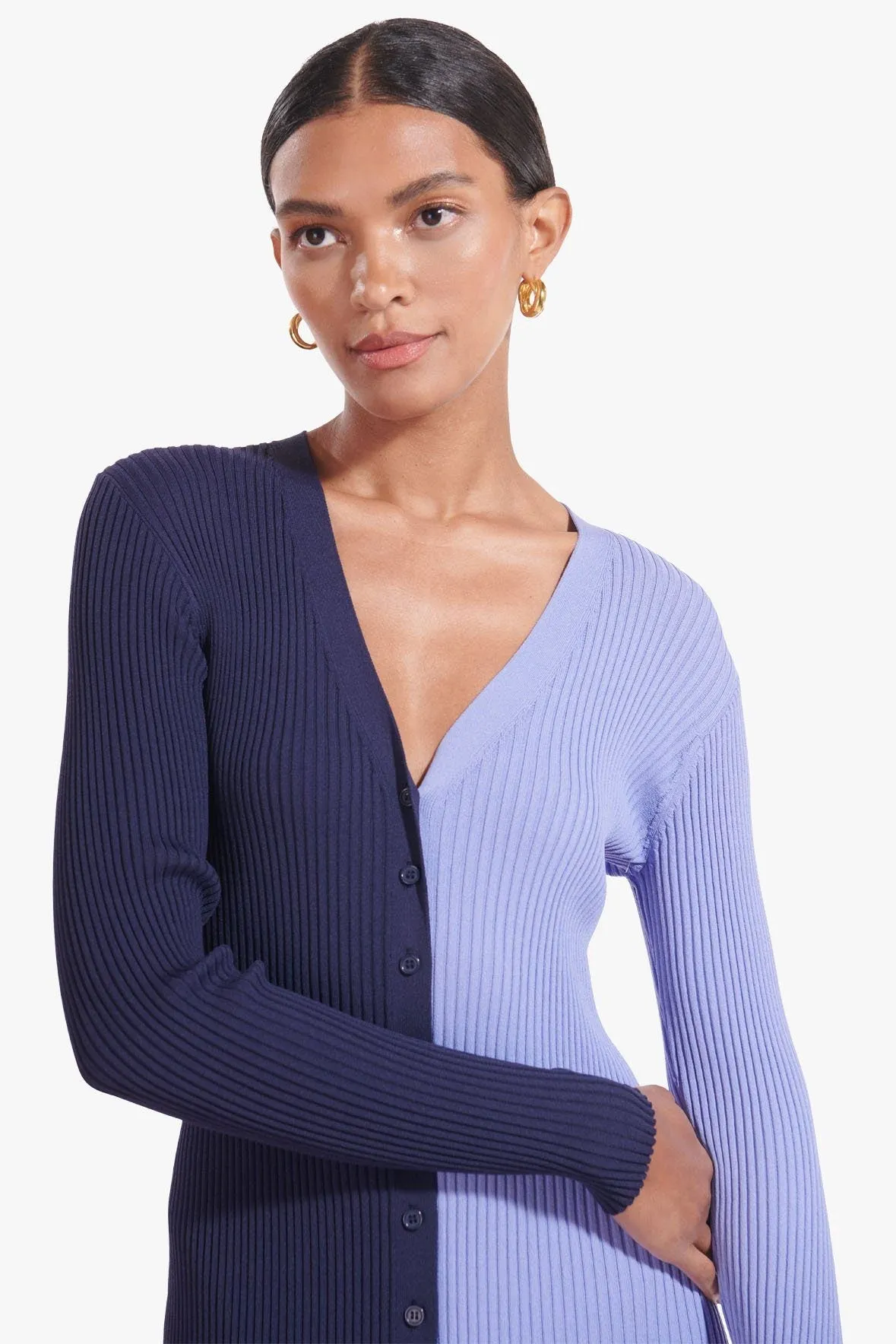 SHOKO SWEATER | NAVY PERIWINKLE