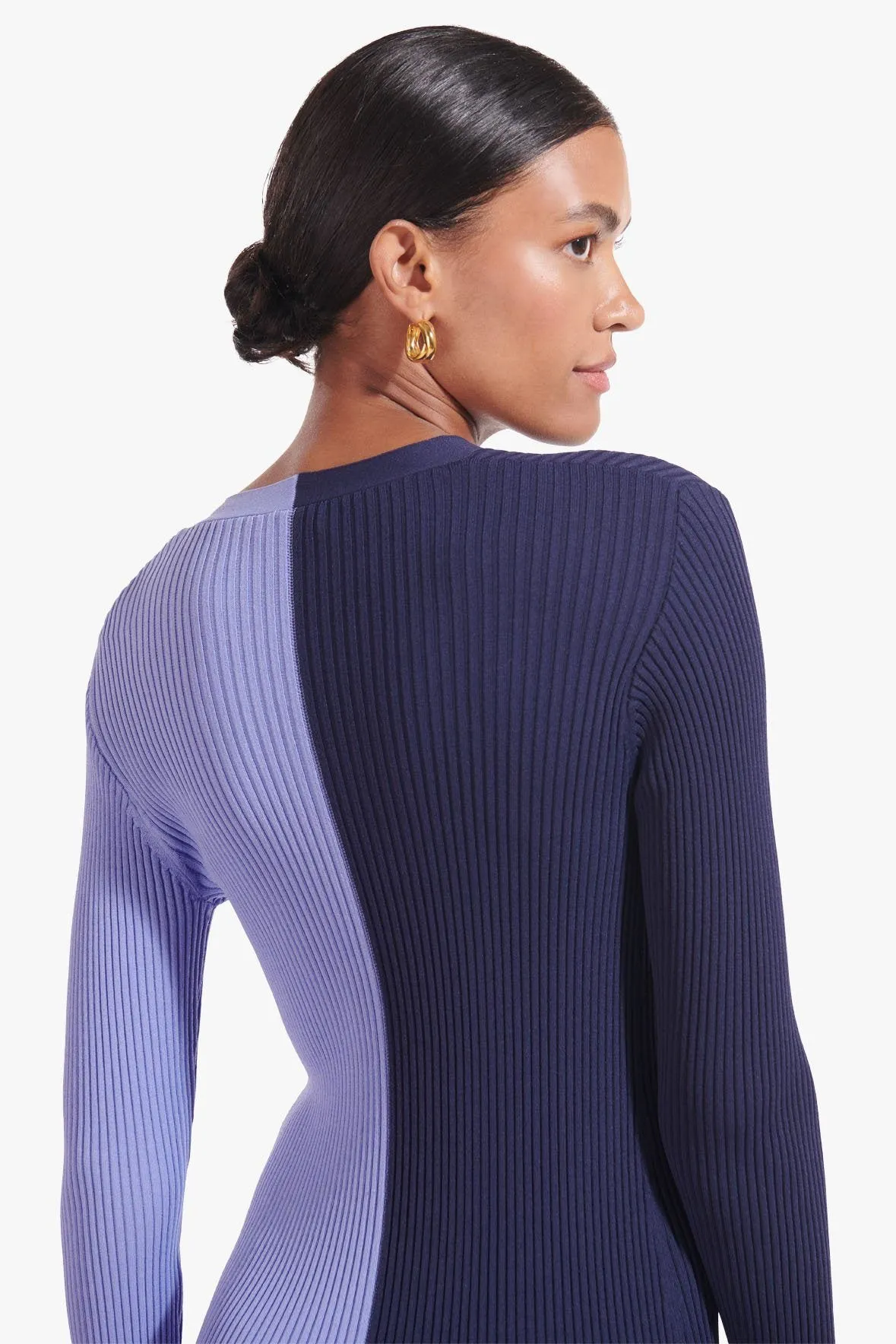 SHOKO SWEATER | NAVY PERIWINKLE