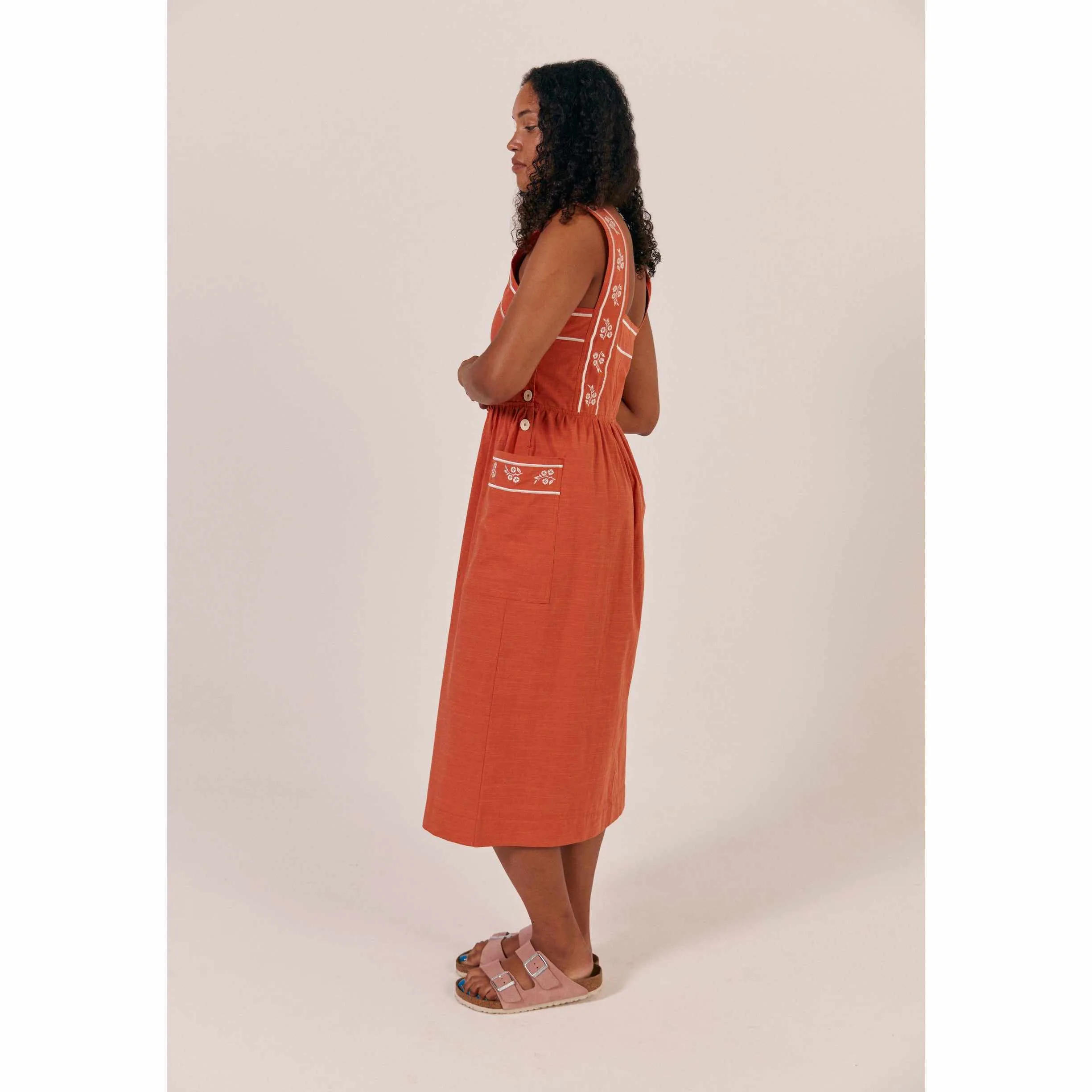 Sideline - Caroline dress - tomato