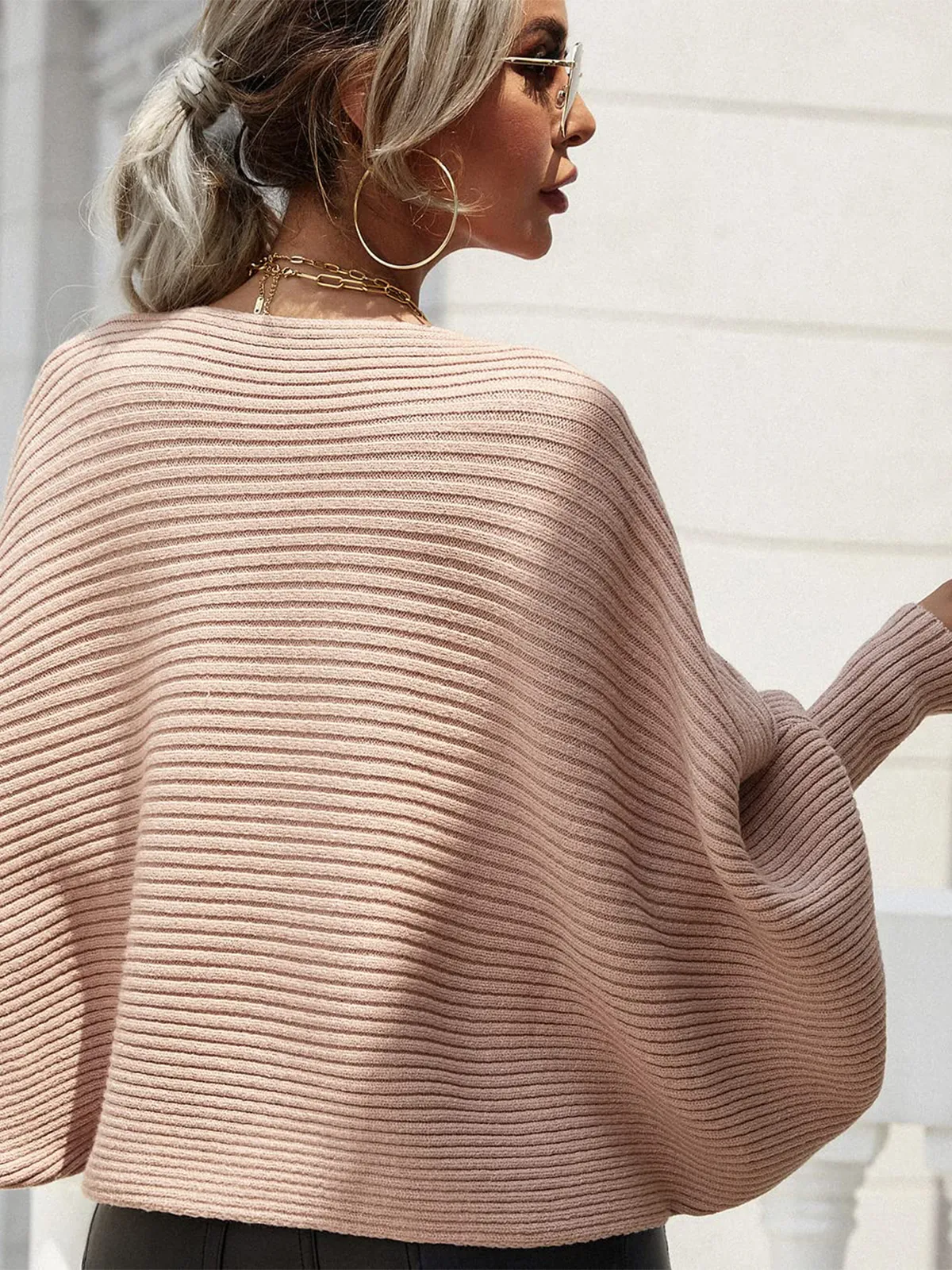 Strapless Loose Pullover Sweater