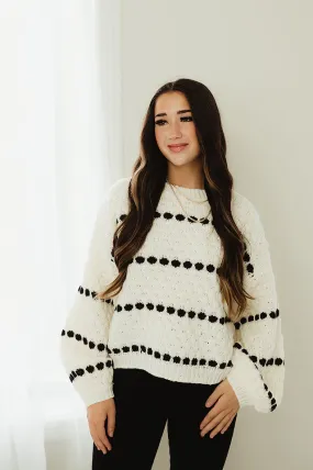 Stripe Oversized Sweater