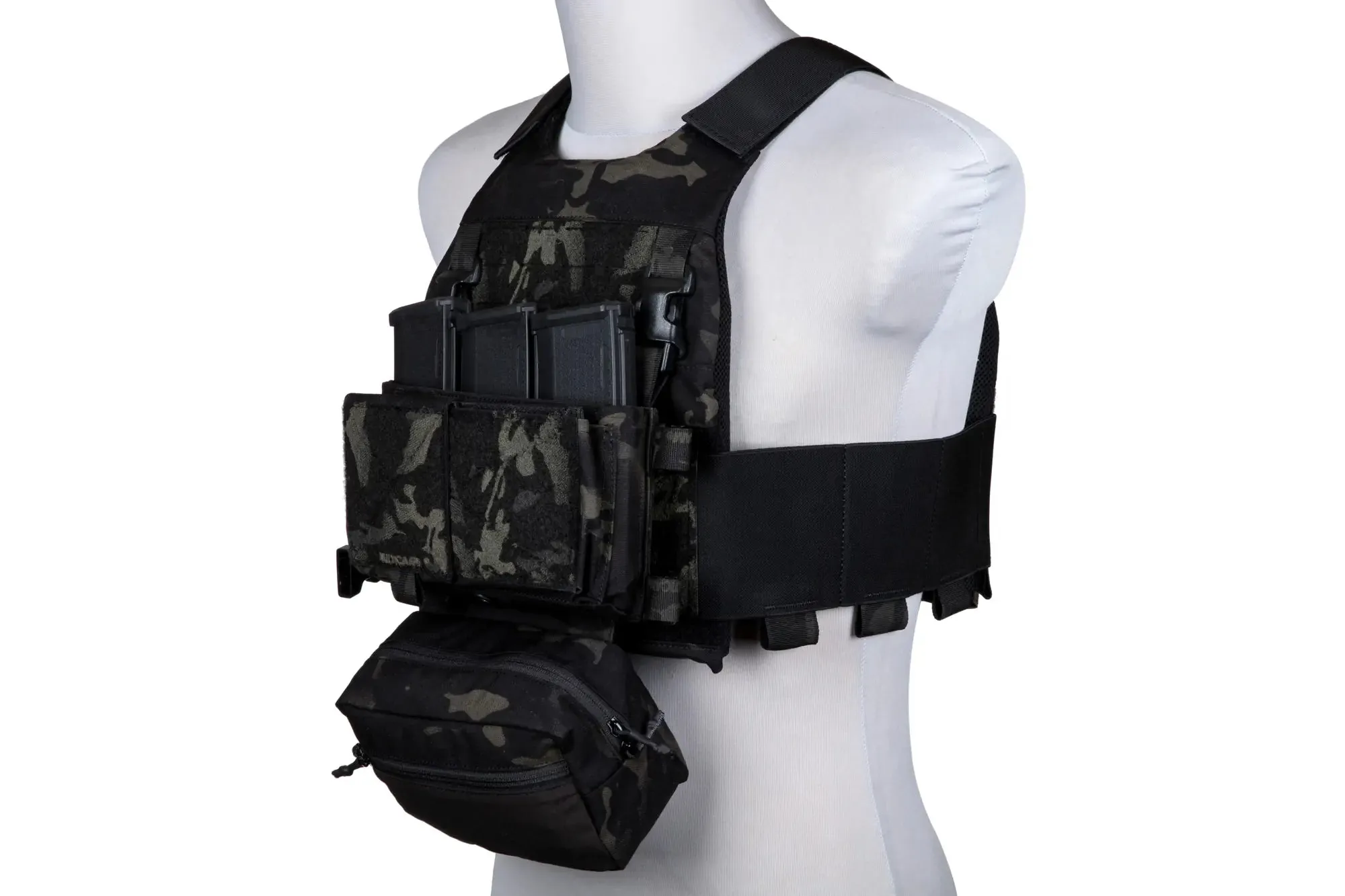 Tactical Vest FCS   MK Chest Rig Panel - Multicam Black