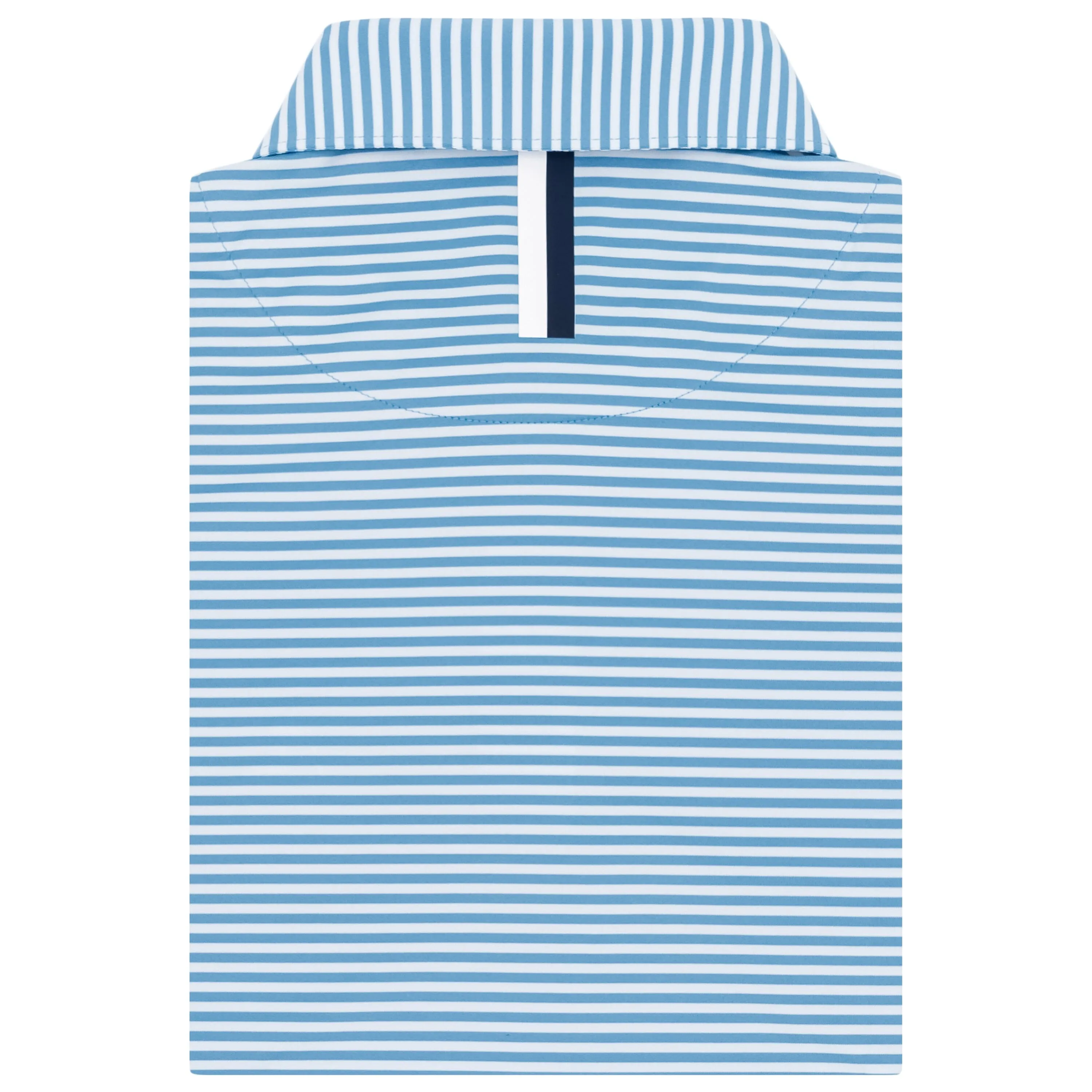 The Birdie Stripe | Performance Polo | The Birdie Stripe - Highcountry Blue/White