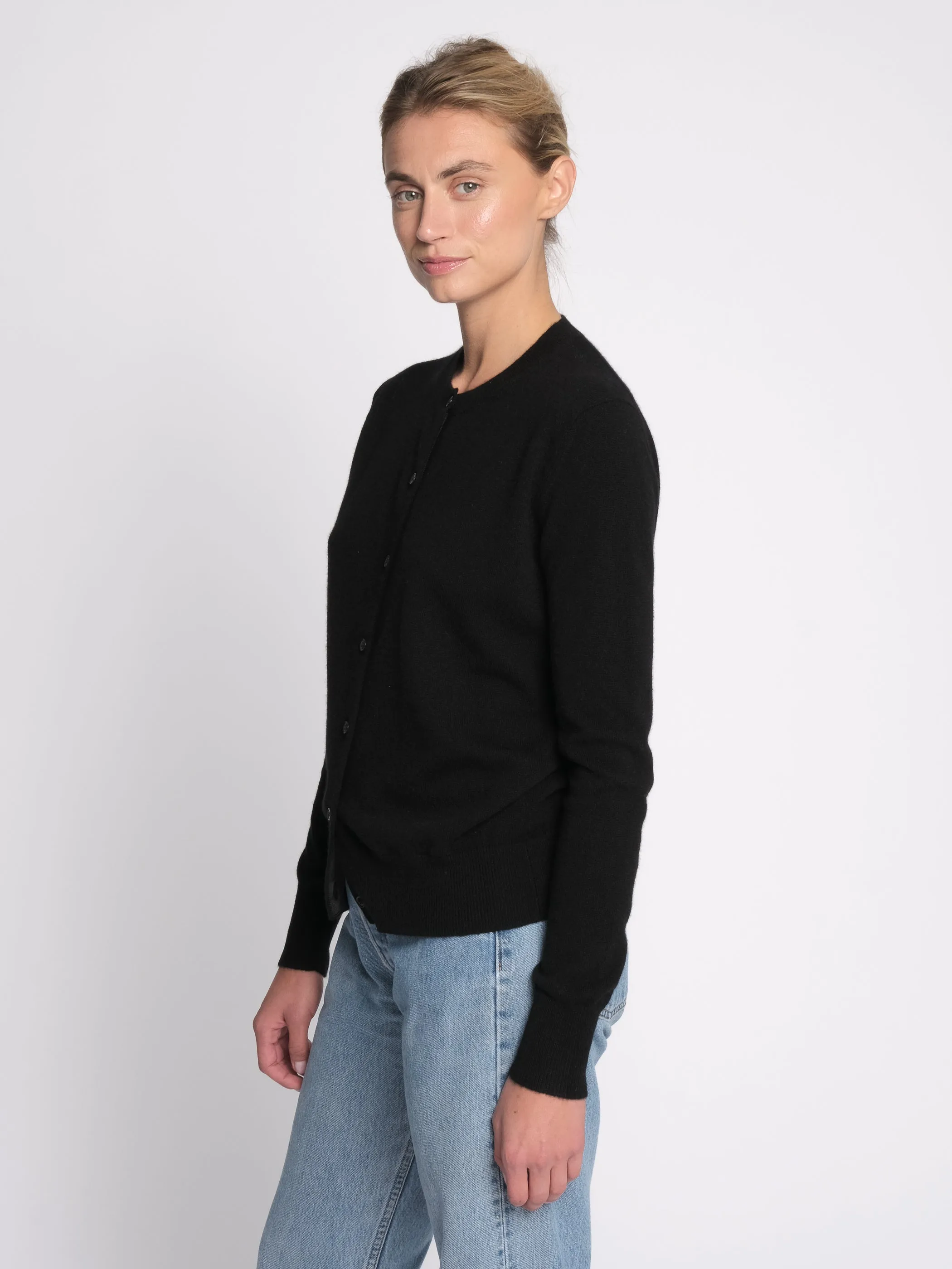 THE CROWN CARDIGAN | BLACK