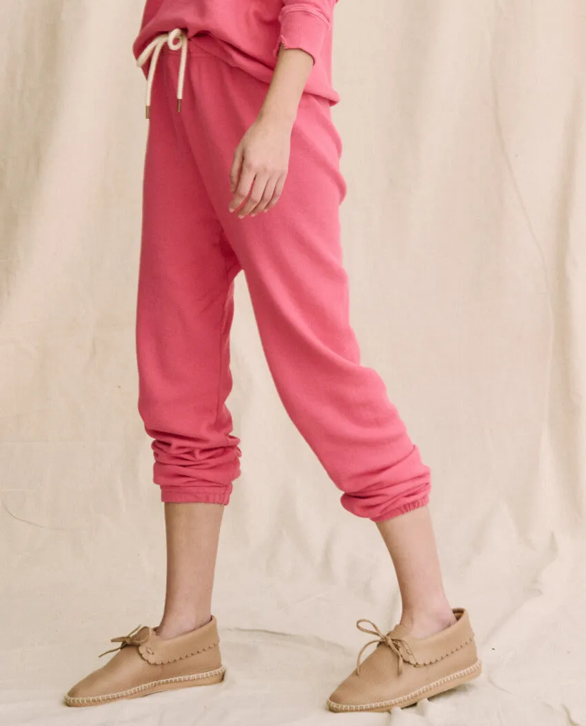 The Great - The Stadium Sweatpant in Bright Rouge