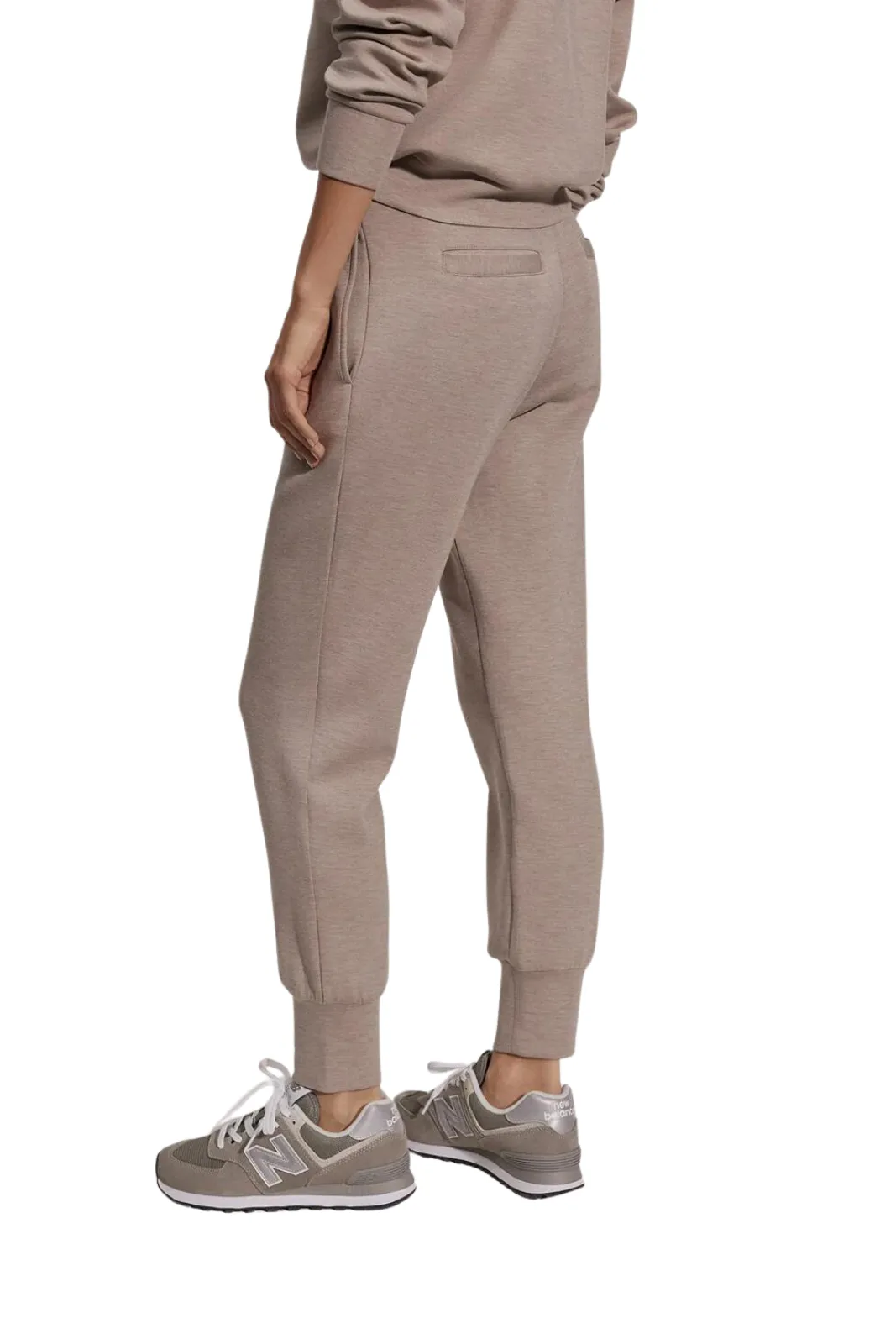 The Slim Cuff Pant 25, Taupe Marl