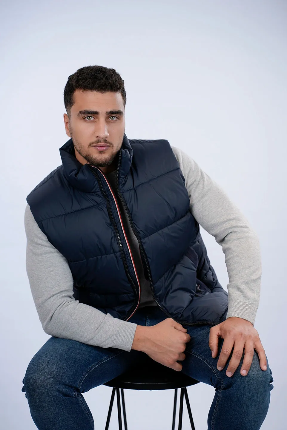 Tom Tailor Navy Puffer Vest