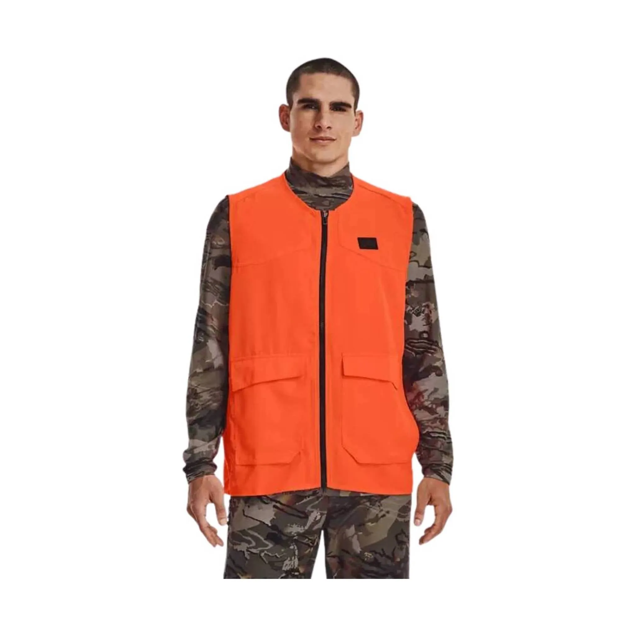 Under Armour Men's Blaze Orange Vest - Orange