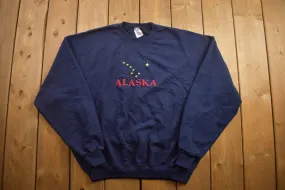 Vintage 1990s Alaska Stars Crewneck Sweatshirt