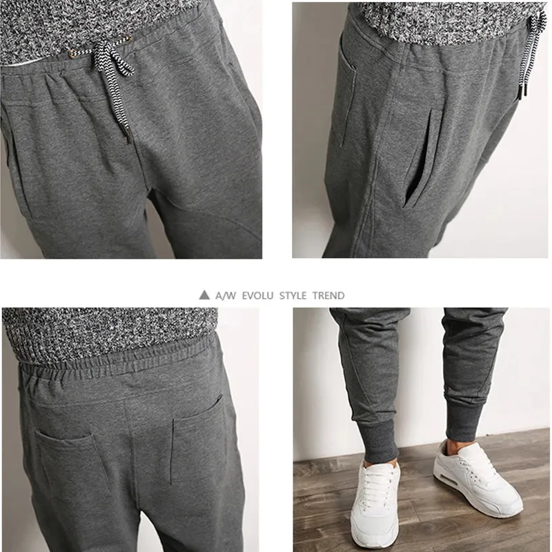 WIAOFELLAS  -  Joggers Sweatpants  Men Sport Sweatpants Running Pants Multi-pocket Trousers Male Track Pants Gyms Pants Fitness Trousers Sports