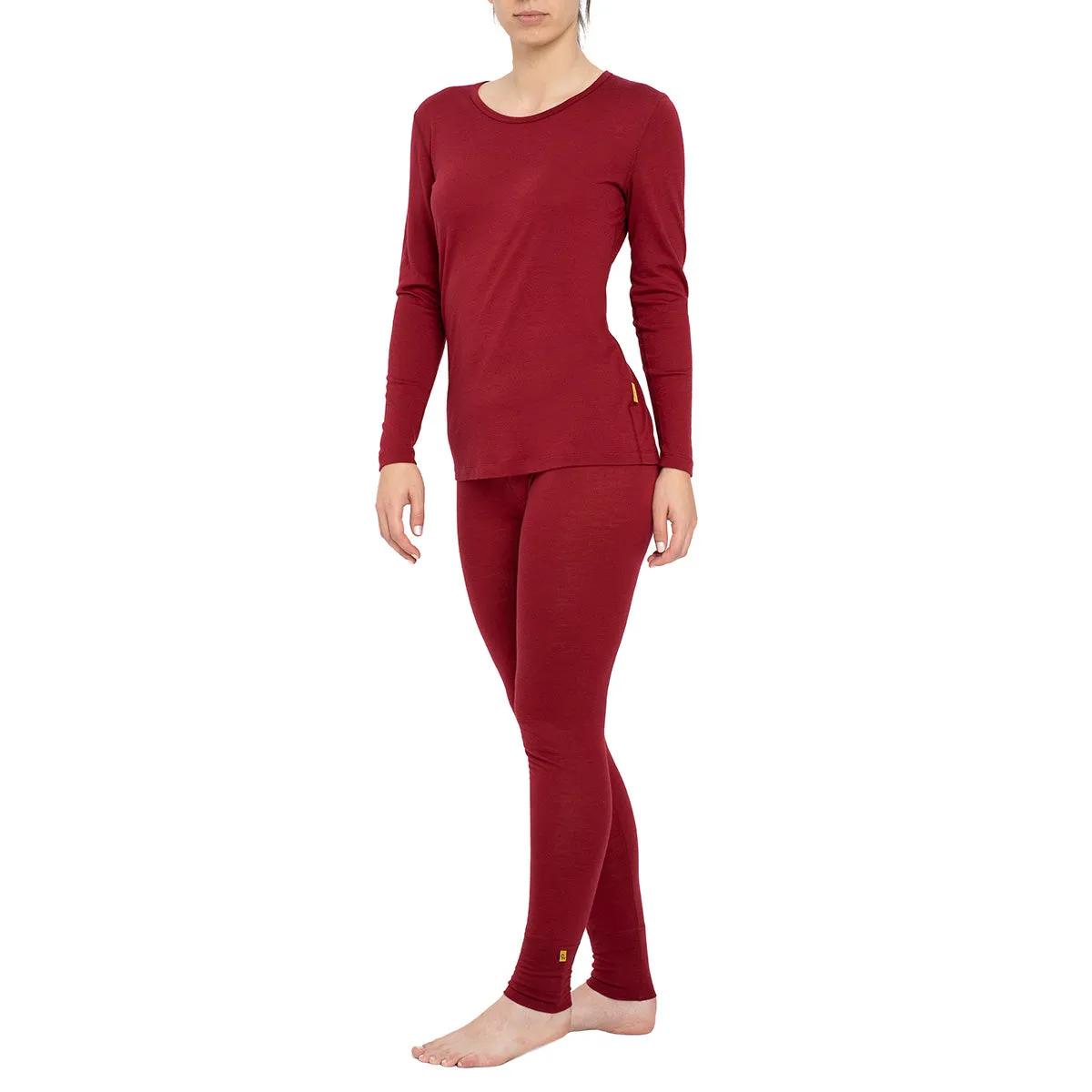 Women's 160 Long Sleeve & Bottoms 2-Piece Royal Cherry