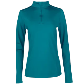 Women's Micro-Elite Chamois Solid Zip-T - Aerial Blue