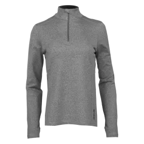 Women's Micro-Elite Chamois Solid Zip-T - Granite